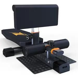Upgrade 5-In-1 Sissy Squat Machine-Multifungsi Deep Sissy Squat Chair Home Gym Stasiun Latihan Kaki Mesin Latihan