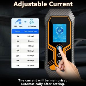 Chargeur de véhicule électrique domestique réglable Portable 32A 7KW pour adaptateur mural <span class=keywords><strong>Tesla</strong></span> connecteur Mobile NACS <span class=keywords><strong>bleu</strong></span> CEE <span class=keywords><strong>prise</strong></span> nouveau - Product Image 3