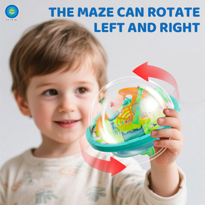 Jouets de <span class=keywords><strong>jeu</strong></span> originaux en gros, 100 niveaux, puzzle magique 3D, boule de labyrinthe, jouet éducatif amusant en plastique intelligent avec piste lumineuse pour enfants - Product Image 6
