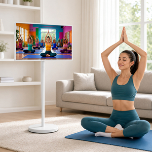 Televisor Inteligente con Pantalla Táctil de 32 Pulgadas con Ruedas, Batería Integrada, Tableta Android, Resolución 4K, Altavoz Integrado, para Ocio y Vlogging - Product Image 1