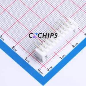 W2542100-10PW2113 Wire-to-Board Pin Header Bent Lead Through Hole,P=2.54mm Connector 1x10P 2.5mm Right Angle Insert XH - Product Image 2