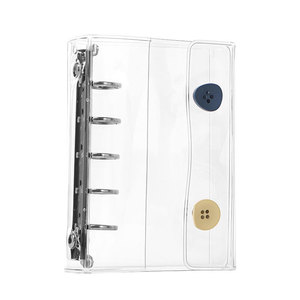Vente en gros PVC transparent haute transparence économique classeur M5 5 anneaux bricolage bouton classeur <span class=keywords><strong>Album</strong></span> <span class=keywords><strong>Photo</strong></span> pour cadeau - Product Image 5