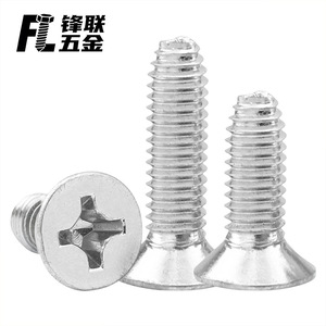 Tornillos Autorroscantes Fenglian M2 M6 Niquelados Grado 10.9 con Cabeza Plana Cruzada para Uso Industrial - Product Image 3