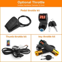Kit moteur CC à balais fiable 12V/24V/36V 250-350W MY1016 pour vélos électriques et karts DIY