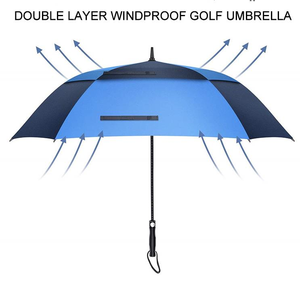 <span class=keywords><strong>Parapluie</strong></span> de golf à double auvent droit coupe-vent à ouverture automatique personnalisé, impression personnalisée, 27/29/30 pouces, nouvelle <span class=keywords><strong>invention</strong></span>, ventilé - Product Image 6