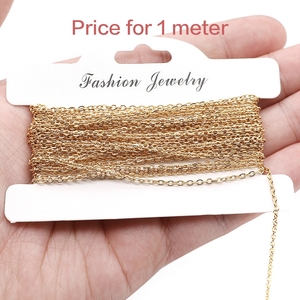 Catena <span class=keywords><strong>Piatta</strong></span> a O Lucida Placcata in <span class=keywords><strong>Oro</strong></span> Rosa 14K 18K a Lunga Durata per Creazione di Gioielli Fai-da-Te, Collane, Orecchini e Bracciali - Product Image 2