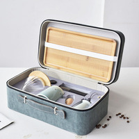 Ensemble de café portable de voyage, céramique de qualité alimentaire, fournitures pour le café, le thé et l'espresso pour la maison, le camping en plein air avec coffret cadeau