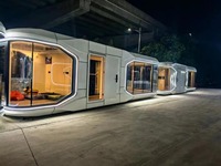 Nouveau Design Resort Hôtel Moderne Modulaire Préfabriqué Petite Maison Moderne Mobile E7 Espace Capsule Maison