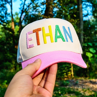 Gorras Personalizadas con Logotipo Bordado en 3D, 5 Paneles, Secado Rápido, Impermeables, Etiqueta Tejida, Gorra de Béisbol de Dos Tonos, Fabricación en Vietnam