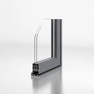 中国制造铝门型材悬挂滑动门玻璃滑动门