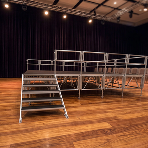 Quick Assembly Stage <b>Platform</b> Events Exhibits Aluminum Adjustable Stage - Product Image 1