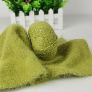 <span class=keywords><strong>Vente</strong></span> directe d'usine 2/16NM 30% Nylon 70% <span class=keywords><strong>Angora</strong></span> mélangé en nylon à tricoter fantaisie vison fil pour pull hiver - Product Image 3