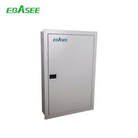 Boîtier de distribution métallique EBASEE 12-36 voies avec interrupteur principal et interrupteurs sectionneurs, boîtier MCB monophasé et triphasé TPN IP40