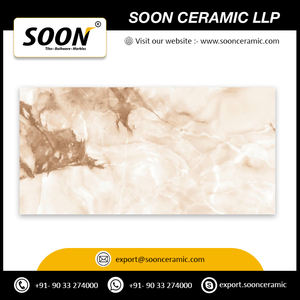 Azulejos vitrificados esmaltados para interiores de pared y suelo de diseño de lujo, azulejos decorativos de porcelana dorada de 60x120 CM a precio de lote - Product Image 6