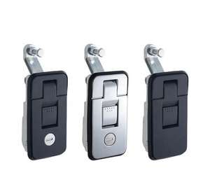 恒盛MS718设备平齐扳机平面锁锌合金压杆插销柜面板锁 - Product Image 1