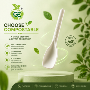 Cucharas Ecológicas Personalizadas para Frutas, Postres, Yogur Helado, Cuchara Desechable de PS para Helado - Product Image 5