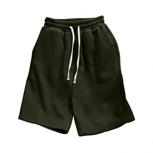 Lounge Athletic Workout Gym Training Running <b>Walking</b> Mens Fleece Shorts Soft Relaxed Fit Elastic Waist Drawstring Casual - Product Image 4