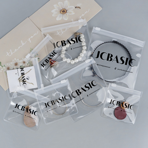 Custom Printing Logo Frosted Sealing <strong>Bag</strong> <strong>Small</strong> <strong>Zip</strong> Lock Frosted Plastic PVC Zipper <strong>Bag</strong> for Jewelry Packaging - Product Image 6