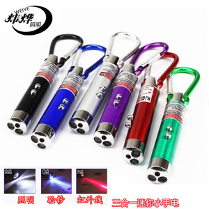 Mini Penlight <b>LED</b> <b>Flashlight</b> With Carabiner Aluminum Alloy AAA Battery Outdoor Use - Product Image 5