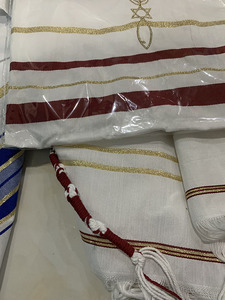 3 màu xanh đỏ David của ngôi sao talit Do Thái cầu nguyện khăn choàng talite nhà sản xuất - Product Image 5