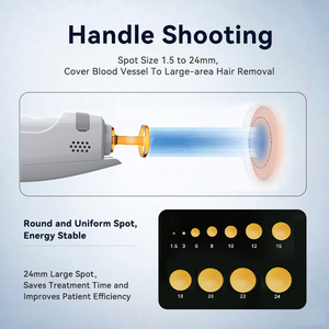Appareil d'épilation au laser Alexandrite ND Yag à impulsions longues Altolumen Professional 755nm 1064nm pour les types de peau Fitzpatrick I-VI - Product Image 4