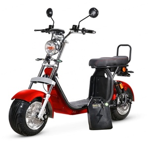 Fábrica China Produce Scooter Citycoco de 2000W, Motocicleta Eléctrica con Batería de Litio de 60V, Scooter Eléctrico con Neumáticos Gruesos de 10 Pulgadas - Product Image 2