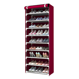 Scarpiera in tessuto Non tessuto personalizzato multistrato antipolvere tessuto portaoggetti multifunzionale portatile - Product Image 1