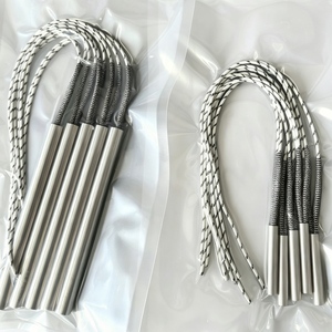 É<span class=keywords><strong>l</strong></span>ément chauffant tubulaire SS321 personnalisable pour extrudeuse de plastique, avec câble de raccordement externe, pour machine de soufflage - Product Image 3