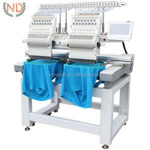Computarizado múltiples agujas 2 cabeza vaqueros toalla tapa logotipo máquinas de bordado de la camiseta, el <span class=keywords><strong>precio</strong></span> de la máquina - Product Image 2