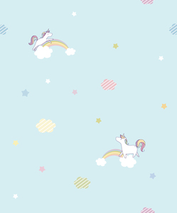 <strong>Cute</strong> Cartoon Design PVC Home <strong>Wallpaper</strong> for Girls Room - Product Image 4