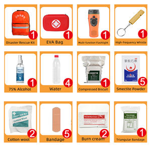 Bolsa de Supervivencia para Terremotos, Kit de Primeros Auxilios de Emergencia, Mochila para Terremotos, Kit para Desastres, Bolsa de Transporte, Directo de Fábrica - Product Image 5