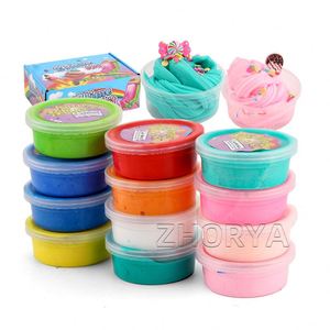 ของเล่นเสริมพัฒนาการสำหรับเด็ก Zhorya Color Custom Eco-friendly Stress Relief Butter Mash Cotton Diy Slime - Product Image 1