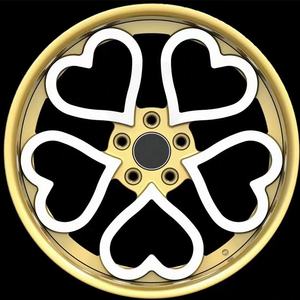 Jiangzao Kustom 5X120 18 19 20 22 Inci Roda Piring Dalam Mobil Majalah Cina Jantung Olahraga Merah Muda Paduan Roda Velg Mobil - Product Image 4