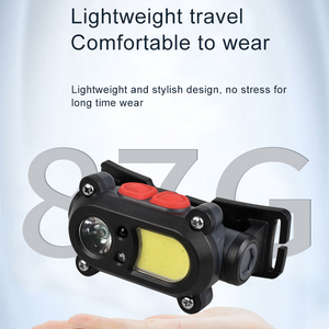 Oem công suất cao không thấm nước tầm xa đèn pha cảm biến cắm trại <span class=keywords><strong>Led</strong></span> Đèn Pha <span class=keywords><strong>USB</strong></span> sạc <span class=keywords><strong>LED</strong></span> COB đèn pha 18650 - Product Image 2