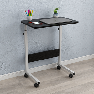 Mesita de noche móvil de escritorio de madera ajustable del fabricante chino para aprendizaje en el hogar con diseño plegable de ruedas - Product Image 1