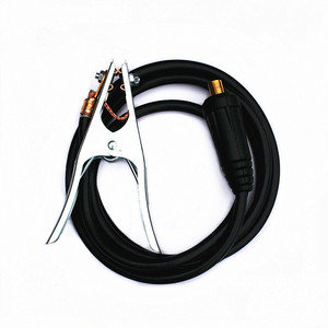 Bid Welding Machine Grounding Wire 35-50mm Copper Cable With <b>Clamp</b> And <b>Quick</b> Connector For Welding Equipment - Product Image 2