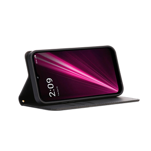 Étui de téléphone en cuir PU portefeuille de luxe pour <span class=keywords><strong>Samsung</strong></span> Galaxy A05 A05S A25 A15 A14 A54 M34 5G Flip Cover avec Kicksand - Product Image 3