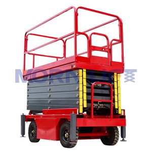 सुबह 4m 7m <span class=keywords><strong>9m</strong></span> 11m 13m 16m मिनी हाइड्रोलिक मंच हवाई काम मोबाइल मैनुअल चालित बिजली कैंची उठा - Product Image 1