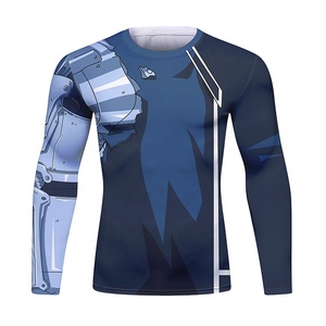 2025 diseño fresco compresión entrenamiento blusa poliéster <span class=keywords><strong>Anime</strong></span> UPF 50 + ciclismo senderismo camisa MMA Muay Thai Rashguard boxeo Jersey - Product Image 3