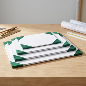 Tapis de tri de diamants de luxe, 72 feuilles, blanc, perforé, outil de classification et d'inspection des pierres précieuses |   GS1807 - Product Image 3