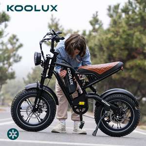 Vélo électrique KOOLUX X9 Mini, <span class=keywords><strong>moteur</strong></span> sans balais 500W, pneus larges de 16 pouces, double suspension, 7 vitesses, batterie lithium 48V13Ah, vitesse maximale de 32 km/h - Product Image 3