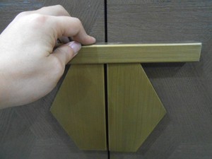 MRS WOODS antico classico in olmo di recupero moderno soggiorno 4 ante Cabinet Storage Design - Product Image 5