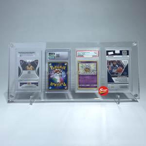 Affichage magnétique acrylique personnalisé SHP Factory 2019 POKEMON S & MF.A. Carte CHARIZARD GXHIDDEN FATES pour <span class=keywords><strong>Psa</strong></span> CGC Graded Card Protect - Product Image 4