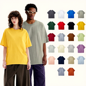 เสื้อยืดเบสิคคุณภาพดี 240gsm ผ้าฝ้าย 100% ทรงปกติ ราคาประหยัด สั่งซื้อจำนวนมากสำหรับพิมพ์โลโก้ตามสั่งและขายส่ง - Product Image 5