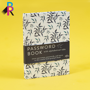 Carnet de mots de passe A5 en gros, 100 feuilles, agenda <span class=keywords><strong>personnalisé</strong></span> pour étudiants, réunions de bureau, journal de travail - Product Image 1