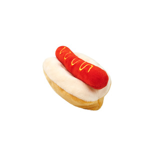 Commercio all'ingrosso 2025 28cm giocattoli interattivi di peluche per cani Hot dog fritti di pollo amburg bevanda ripiena di giocattoli da masticare-Joyce - Product Image 6