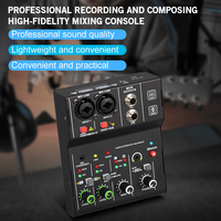 Carte son professionnelle Q-12M en métal et plastique, mini interface d'enregistrement, mixeur audio, enregistreur intégré, Bluetooth/USB pour podcast