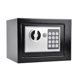 <span class=keywords><strong>Caja</strong></span> Fuerte Digital Mini de Acero Laminado en Frío para Oficina, Hotel, Escuela, Almacenamiento Seguro de Dinero en Efectivo, Joyas, <span class=keywords><strong>Caja</strong></span> Fuerte Oculta - Product Image 1