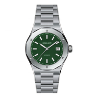 Correas de acero inoxidable caja transparente resistente al agua zafiro personalizado reloj mecánico automático para hombre