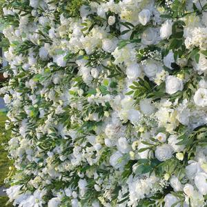 Rollo de pared floral artificial duradero y fácil de instalar para decoración de bodas y fiestas. - Product Image 6